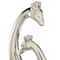 15" Silver Ceramic Contemporary Giraffe Sculpture